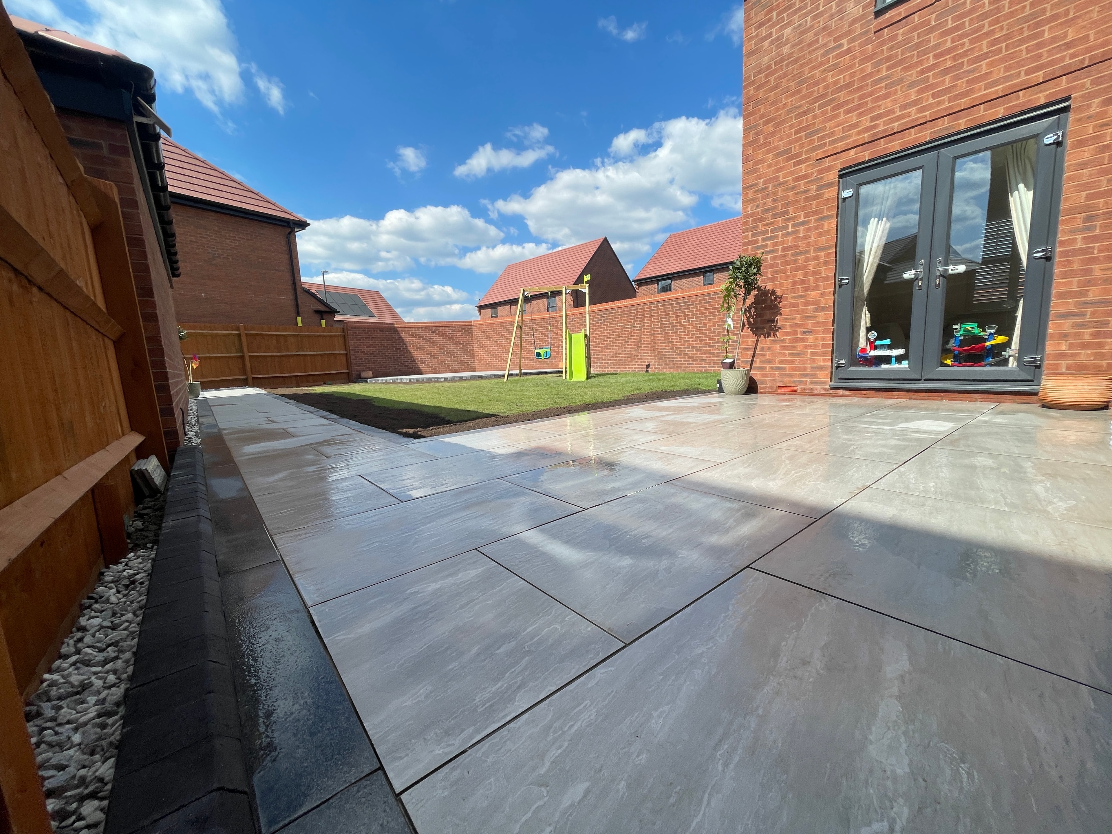 Porcelain Patio & Edging