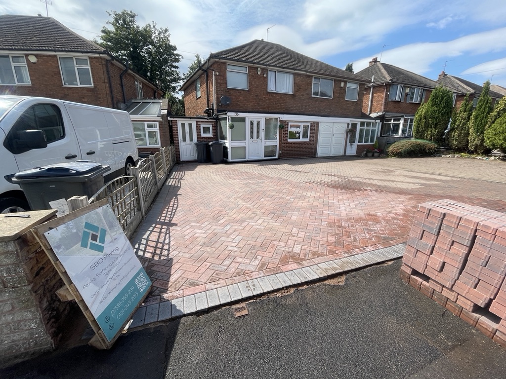 Brindle Concrete Paving Driveway Extension