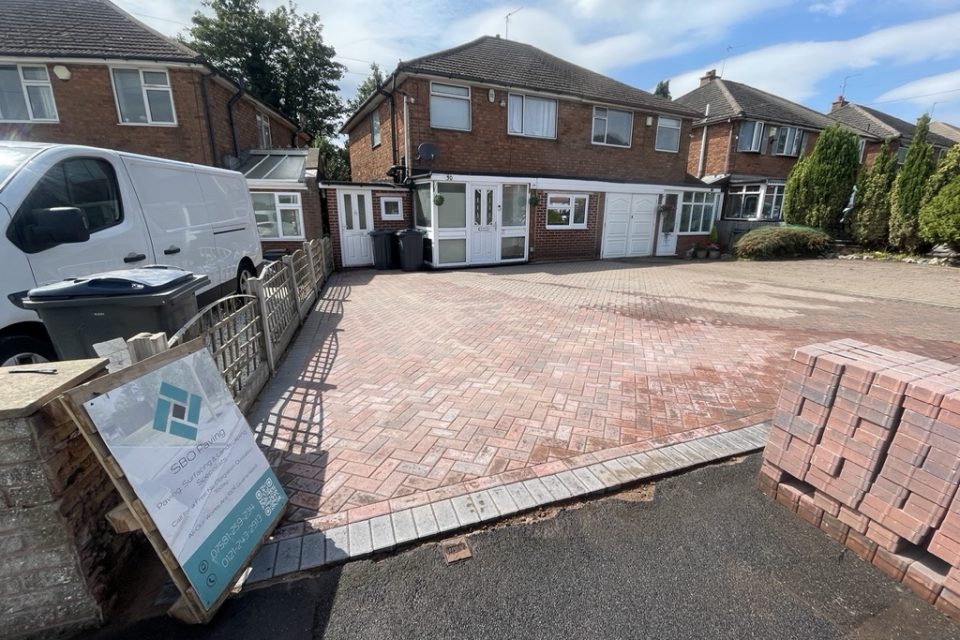 Brindle Concrete Paving Driveway Extension